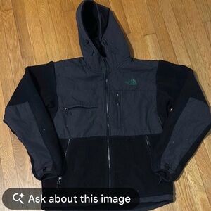 ❄️The North Face DENALI Men's Black/Green Performance Jacket in XL❄️